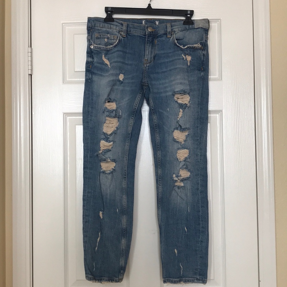 Zara Ripped Skinny Jeans